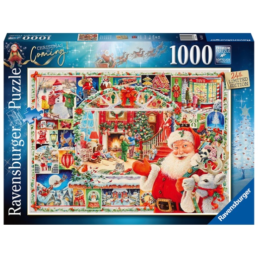 Ravensburger Pussel: Christmas is Coming! 1000 Bitar i gruppen PUSSEL / 1000 bitar hos Spelexperten (10216511)