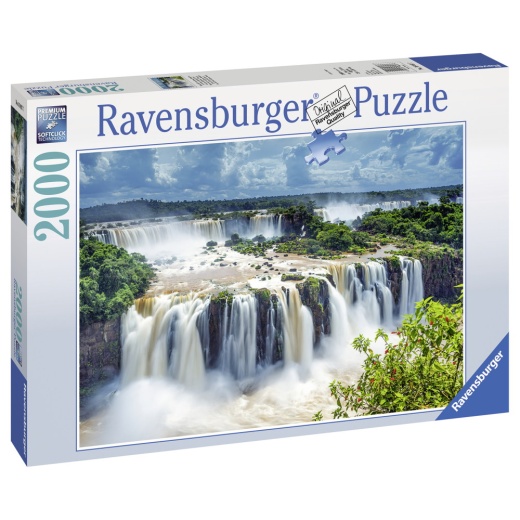 Ravensburger Pussel: Iguazu Waterfalls, Brazil 2000 Bitar i gruppen PUSSEL / 2000 bitar > hos Spelexperten (10216607)
