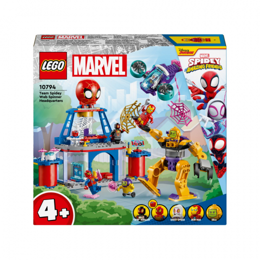 LEGO Marvel - Team Spideys näthögkvarter i gruppen LEKSAKER / LEGO / LEGO Marvel hos Spelexperten (10794)