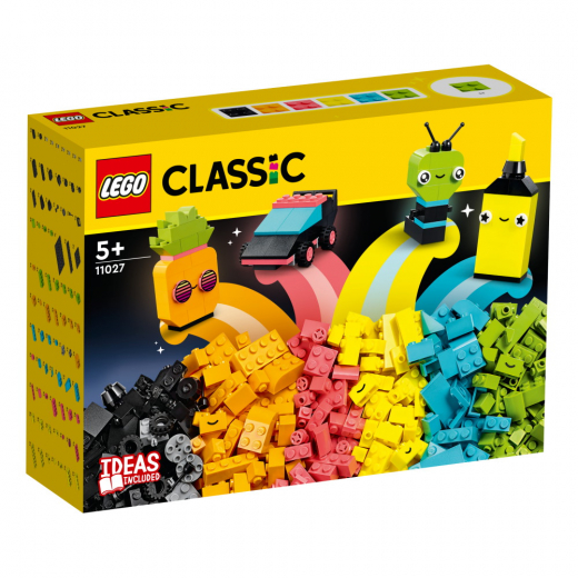 LEGO Classic - Kreativt skoj med neonfärger i gruppen LEKSAKER / LEGO / LEGO Classics hos Spelexperten (11027)