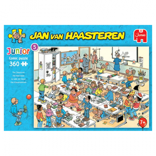 Jan van Haasteren Pussel: The Class Room 360 Bitar i gruppen PUSSEL / < 750 bitar hos Spelexperten (22-20062)