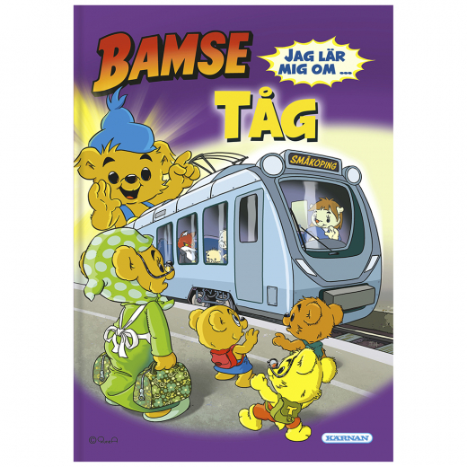 Bamse - Jag lär mig om tåg i gruppen LEKSAKER / Barnböcker hos Spelexperten (430715)
