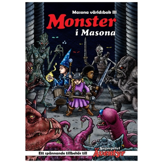 Sagospelet Äventyr: Monster i Masona (Exp.) i gruppen SÄLLSKAPSSPEL / Rollspel / Sagospelet hos Spelexperten (9789198388688)