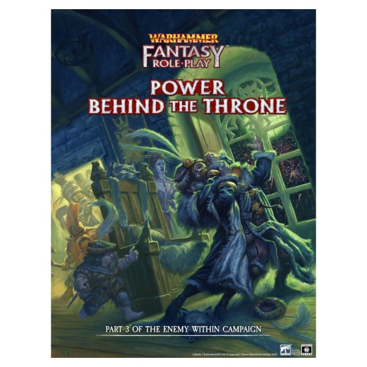 Warhammer Fantasy Roleplay: Power Behind the Throne (EW3) i gruppen SÄLLSKAPSSPEL / Rollspel / Warhammer Fantasy hos Spelexperten (CB72413)
