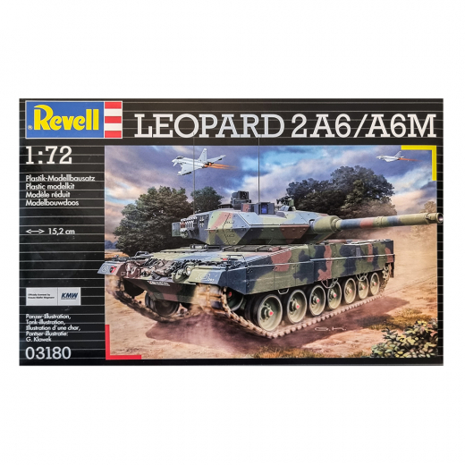 Revell - Leopard 2A6/a6M 1:72 i gruppen PUSSEL / Modellbyggen / Revell / Stridsfordon hos Spelexperten (R-3180)